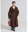 ＜低身長サイズあり＞2WAY ウール ハイネック ロングコート