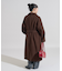 ＜低身長サイズあり＞2WAY ウール ハイネック ロングコート