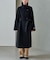 ＜低身長サイズあり＞2WAY ウール ハイネック ロングコート