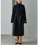 ＜低身長サイズあり＞2WAY ウール ハイネック ロングコート
