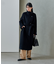 ＜低身長サイズあり＞2WAY ウール ハイネック ロングコート