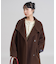 ＜低身長サイズあり＞2WAY ウール ハイネック ロングコート