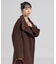 ＜低身長サイズあり＞2WAY ウール ハイネック ロングコート