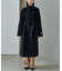 ＜低身長サイズあり＞2WAY ウール ハイネック ロングコート