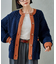 ＜新色追加＞パッチワーク ケーブル 配色ニットカーディガン