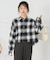 オンブレ チェックシャツ