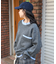 配色 ポケット付きニット