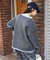 配色 ポケット付きニット
