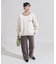 配色 ポケット付きニット