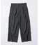 Washed 100% Wool  ワイドシルエット スラックスパンツ