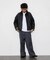 Washed 100% Wool  ワイドシルエット スラックスパンツ