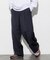 Washed 100% Wool  ワイドシルエット スラックスパンツ