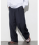 Washed 100% Wool  ワイドシルエット スラックスパンツ