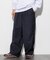 Washed 100% Wool  ワイドシルエット スラックスパンツ