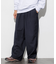 Washed 100% Wool  ワイドシルエット スラックスパンツ