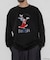 DISNEY/ディズニー/『ファンタジア』/魔法/ミッキーマウス/フロッキープリント クルーネックスウェット リラックスフィット