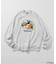 DISNEY/ディズニー/『ファンタジア』/ブルーム/ミッキーマウス/フロッキープリント クルーネックスウェット リラックスフィット