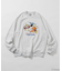 DISNEY/ディズニー/『ファンタジア』/ブルーム/ミッキーマウス/フロッキープリント クルーネックスウェット リラックスフィット