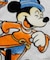 DISNEY/ディズニー/『ファンタジア』/ブルーム/ミッキーマウス/フロッキープリント クルーネックスウェット リラックスフィット