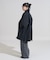 ウーリー ハイネック テントラインミドルコート