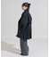ウーリー ハイネック テントラインミドルコート