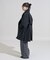 ウーリー ハイネック テントラインミドルコート
