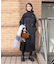 ウーリー ハイネックロングコート