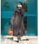 ウーリー ハイネックロングコート