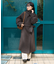 ウーリー ハイネックロングコート