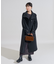 ウーリー ハイネックロングコート