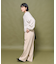 フラットコーデュロイ イージーパンツ