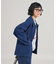 ＜マシーンウォッシャブル＞ スウェットライクニットジャケット＜セットアップ対応＞