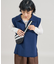 ＜マシーンウォッシャブル＞スウェットライクニット スキッパーポロベスト＜セットアップ対応＞