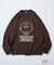 PEANUTS/ピーナッツ 別注 リラックスフィット ジャガード クルーネックニット / チャーリー・ブラウン 【限定展開】
