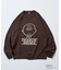 PEANUTS/ピーナッツ 別注 リラックスフィット ジャガード クルーネックニット / チャーリー・ブラウン 【限定展開】