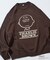 PEANUTS/ピーナッツ 別注 リラックスフィット ジャガード クルーネックニット / チャーリー・ブラウン 【限定展開】