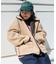襟付き リバーシブル チェックボアジャケット