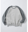 COMFORT HEATHER ヴィンテージライク 裏毛ラグラン クルーネックスウェット
