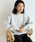 COMFORT HEATHER ヴィンテージライク 裏毛ラグラン クルーネックスウェット