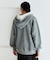 COMFORT HEATHER ヴィンテージライク 裏毛後付けフーディ