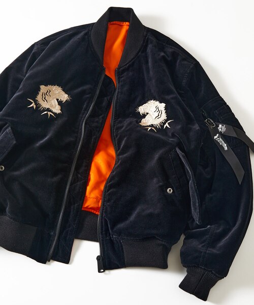 別注 Tempalay × Alpha Industries × FREAK'S STORE 別珍 MA-1