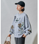 ペイティング カレッジプリント スウェット