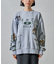 ペイティング カレッジプリント スウェット