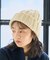 太編み ニットキャップ