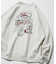 リラックスフィット バックプリント クルーネック スウェット / CATS GHOST 【限定展開】