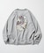 リラックスフィット バックプリント クルーネック スウェット / CATS GHOST 【限定展開】