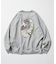 リラックスフィット バックプリント クルーネック スウェット / CATS GHOST 【限定展開】
