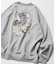 リラックスフィット バックプリント クルーネック スウェット / CATS GHOST 【限定展開】
