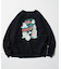 リラックスフィット バックプリント クルーネック スウェット / CATS GHOST 【限定展開】