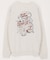 リラックスフィット バックプリント クルーネック スウェット / CATS GHOST 【限定展開】